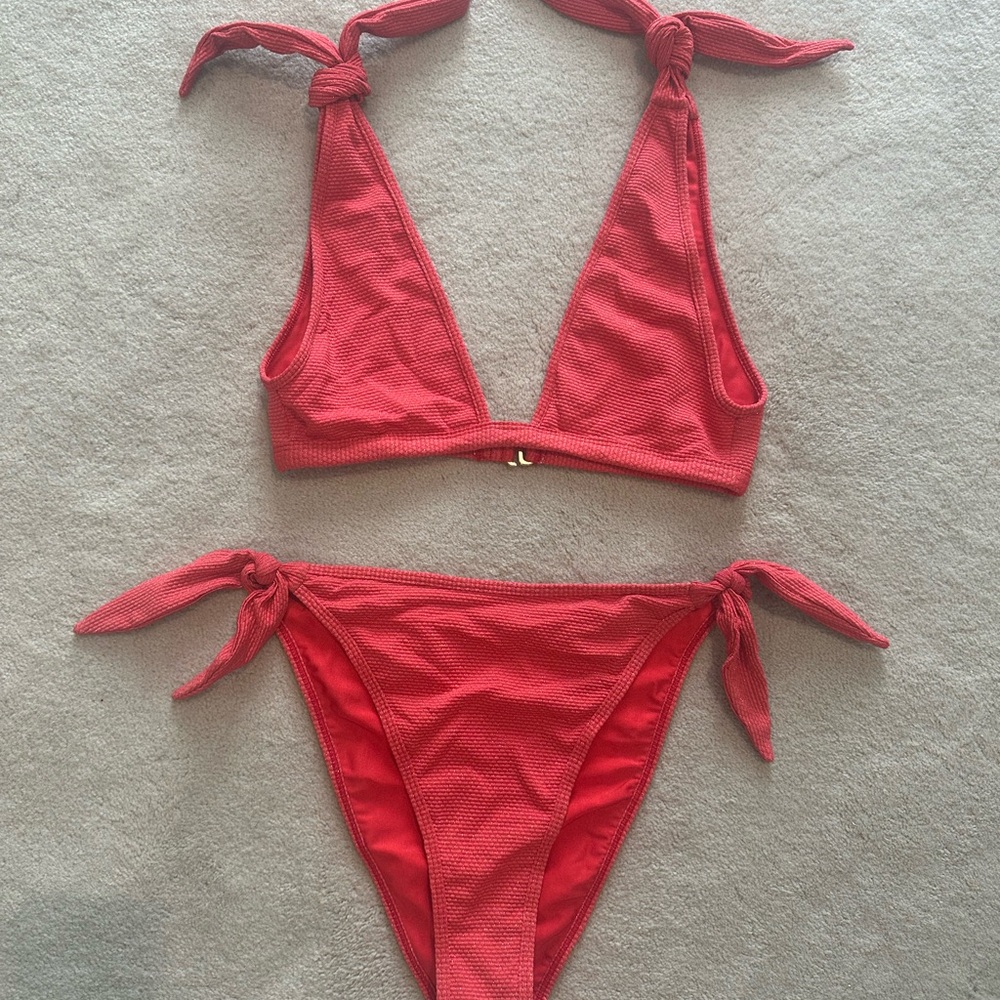 Tularosa Red Bikini Set